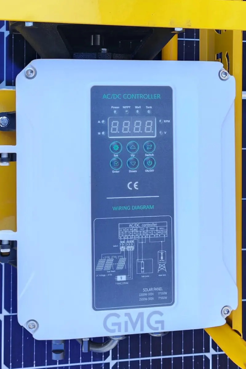 110 Volt - 400 Volt Arası Çalışabilen 2500 Watt Maks. 25 Metre 90 Ton Serisi Sürücülü Şamandıralı Dörtlük Çıkış Salyangoz Su Pompası-detail