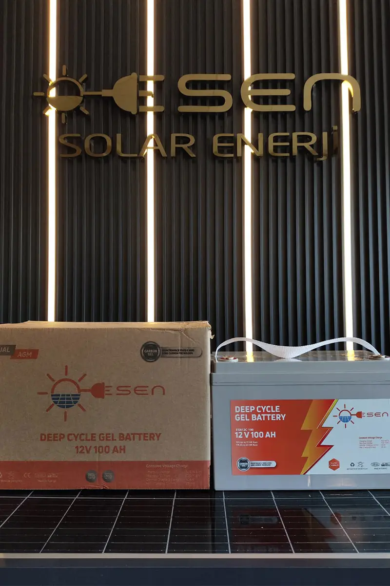 12 Volt 100 Ah Jel Akü-detail