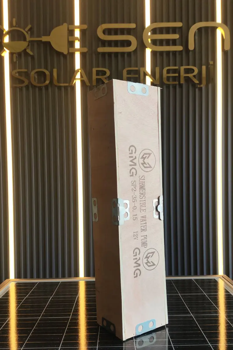 12 Volt 150 Watt 3 Inch Helezonlu Maks 35 Metre 1.5 Ton Serisi Dc Dalgıç Pompa-detail