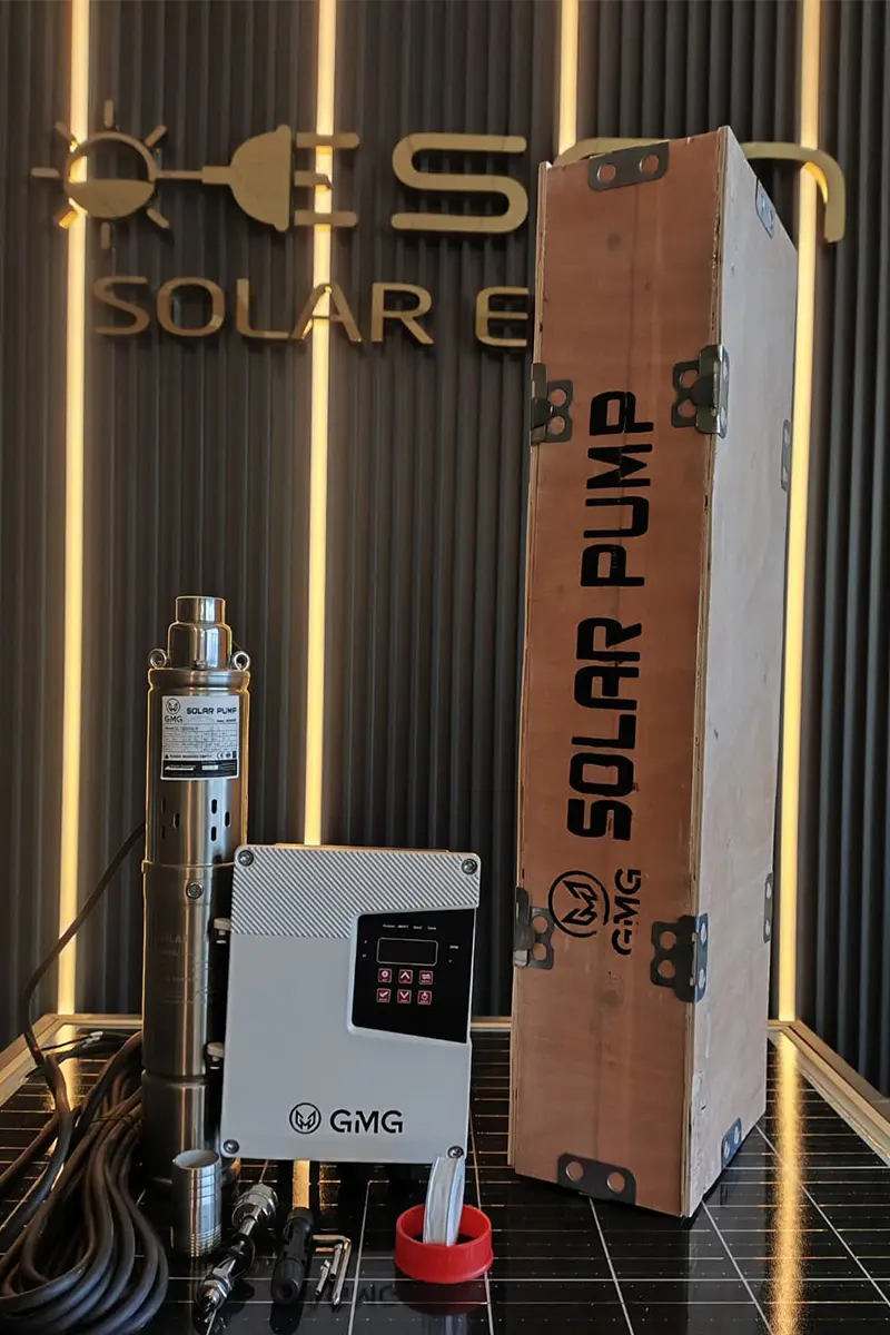 12 Volt 180 Watt Maks 35 Metre 2 Ton Serisi 3 Inch Helezonlu Sürücülü Su Bittiğinde Otomatik Durma Özelliğine Sahip Dc Dalgıç Pompa