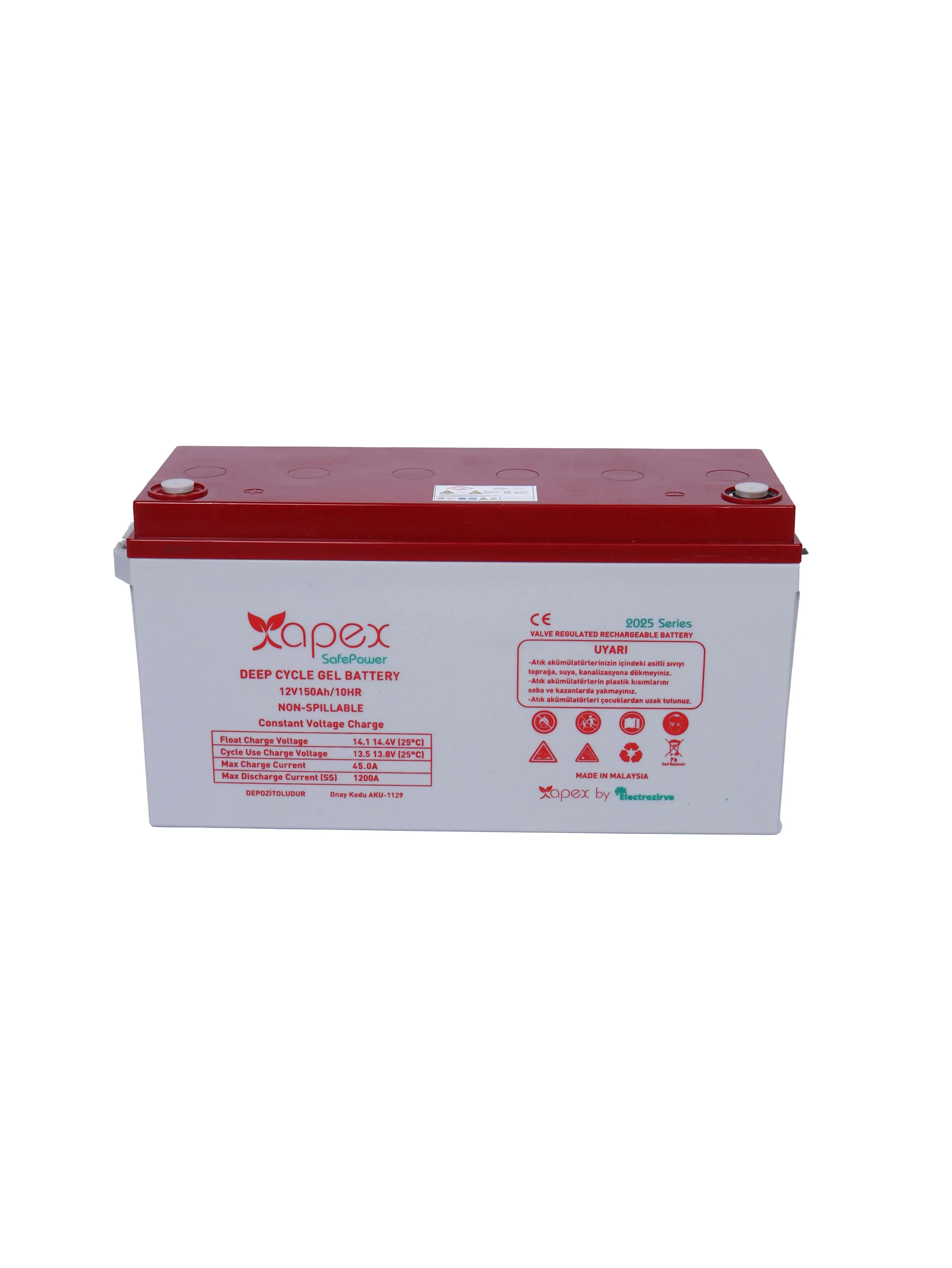 12v 150ah Safepower Jel Akü