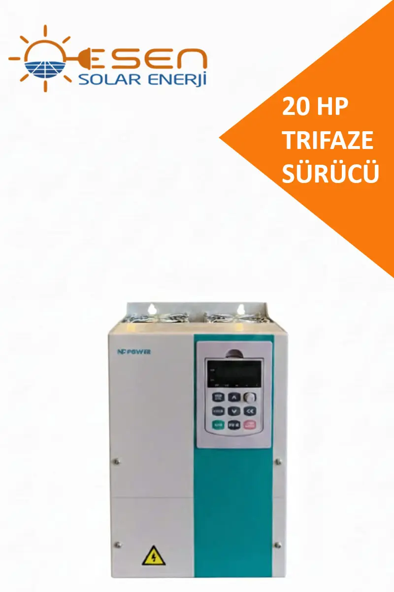 20 Hp (15 Kw) Trıfaze Solar Sürücü