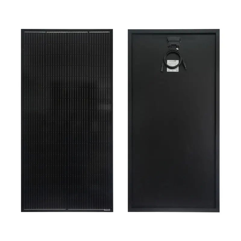 205w Halfcut Monokristal Full Black Güneş Paneli