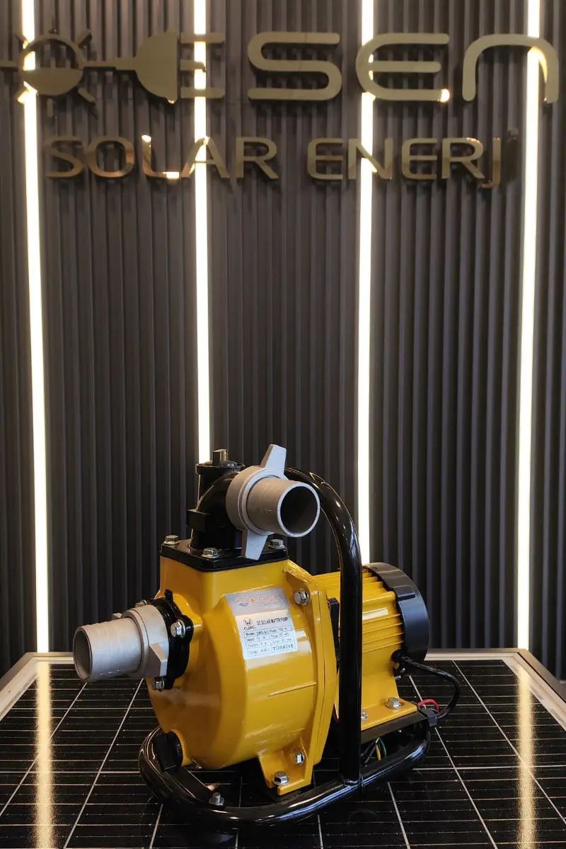 38 Volt - 88 Volt Arası Çalışabilen 750 Watt Maks. 12 Metre 30 Ton Serisi Santrifüj(salyangoz) Su Pompası-detail