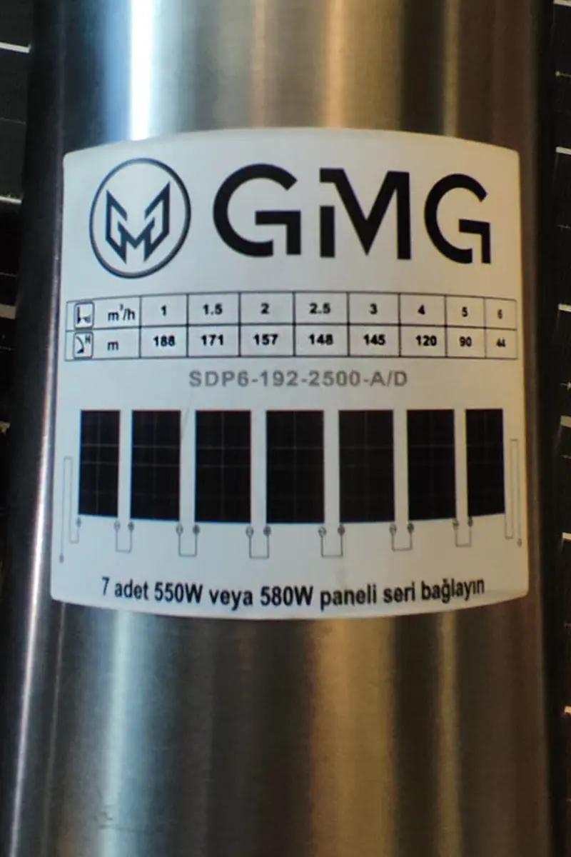 380 Volt 2500 Watt Maks 192 Metre 6 Ton Serisi 4 Inch Fanlı Sürücülü Su Bittiğinde Durma Özelliğine Sahip Şamandıralı Şebeke Destekli Dalgıç Pompa-detail