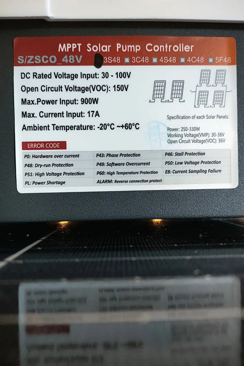 48 Volt 780 Watt Maks 95 Metre 2 Ton Serisi 3 Inch Helezonlu Sürücülü Su Bittiğinde Durma Özelliğine Sahip Dc Dalgıç Pompa-detail