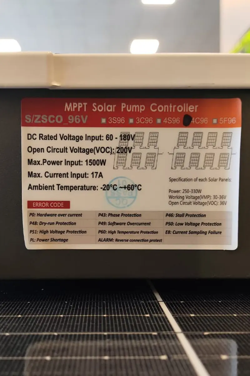 60 Volt 750 Watt Maks 56 Metre 6 Ton Serisi 4 Inch Fanlı Ve Sürücülü Su Bittiğinde Durma Özelliğine Sahip Dc Dalgıç Pompa-detail