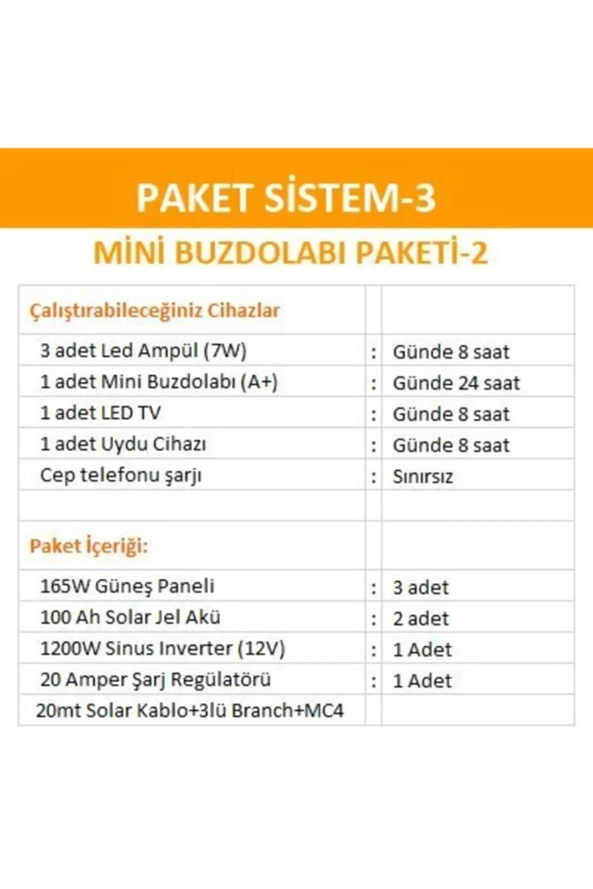 Grafen Enerji Solar Mini Buzdolabı Paketi (paket 3)-detail