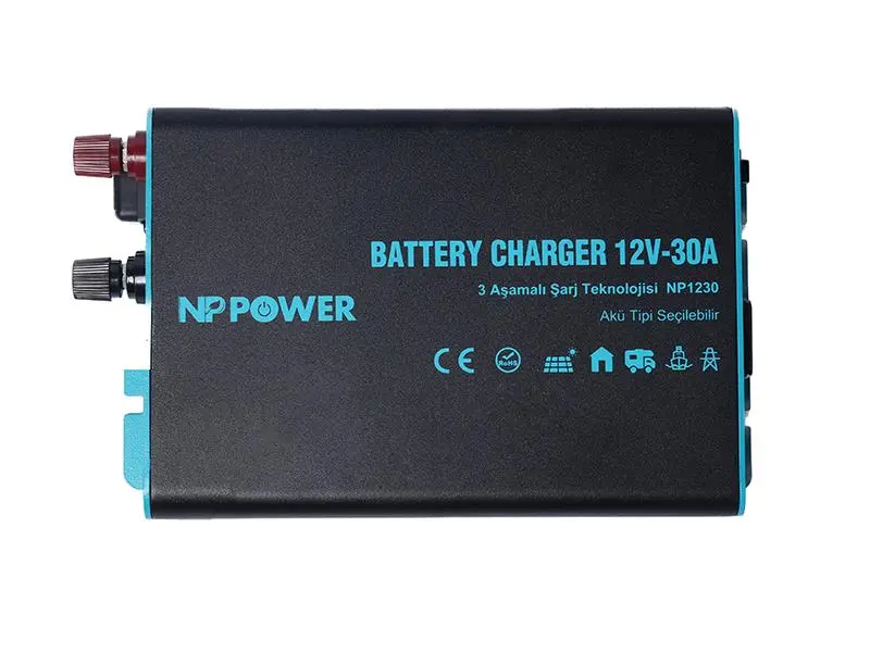 Np1230 12v 30a Akü Şarj Cihazı
