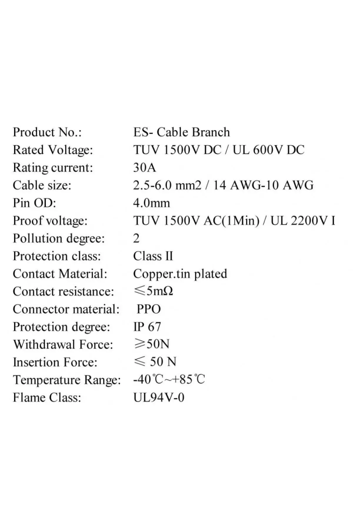 Esen Solar Konnektör 3 In 1 Kablolu Paralel-detail