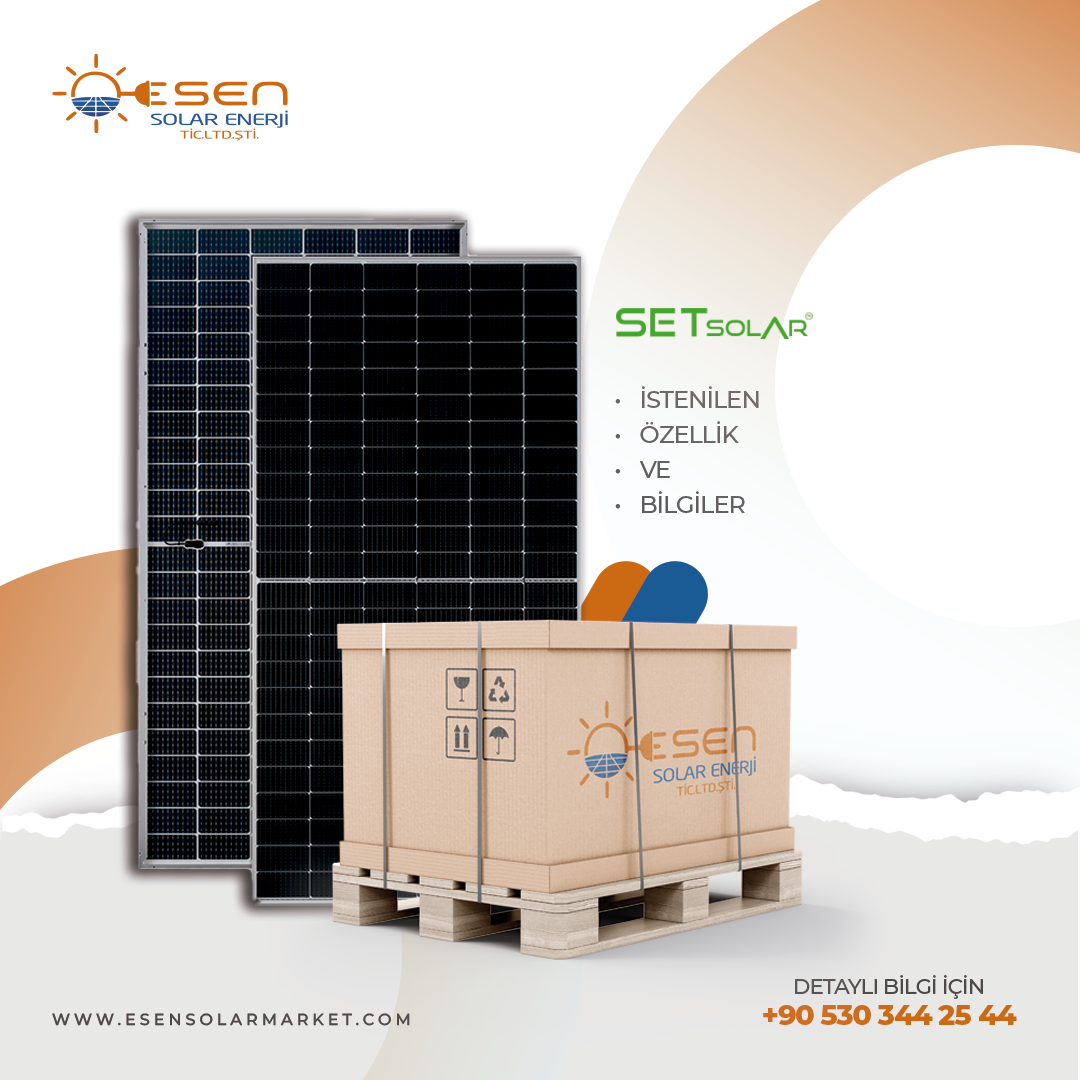 455W SET SOLAR HALF-CUT MONO KRİSTAL GÜNEŞPANELİ (31 ADET)