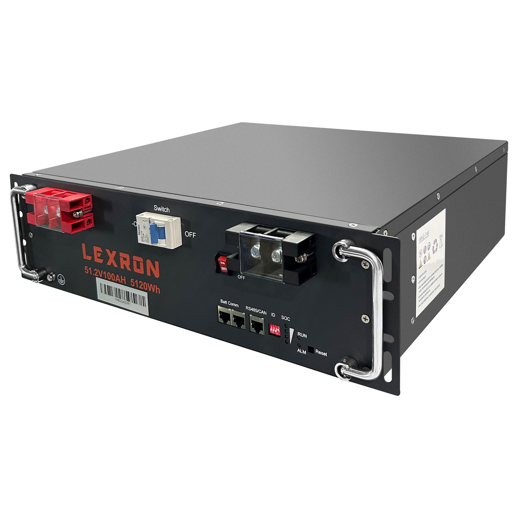 100ah 51.2v Lityum Akü (kaset Tipi)