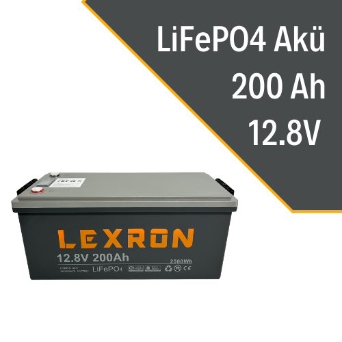 200ah 12.8v Lityum Akü