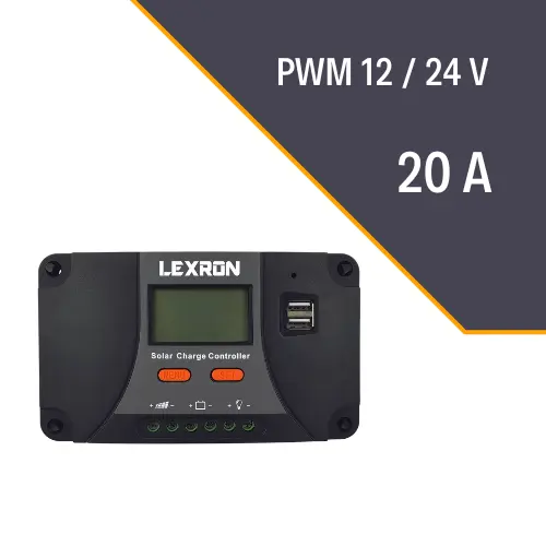 LEXRON 20A PWM ŞARJ KONTROL CİHAZI