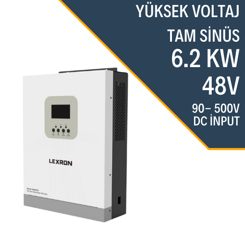 6.2kw Mppt 120-500v Pv Input 100a Mppt Inverter Parallenebilir