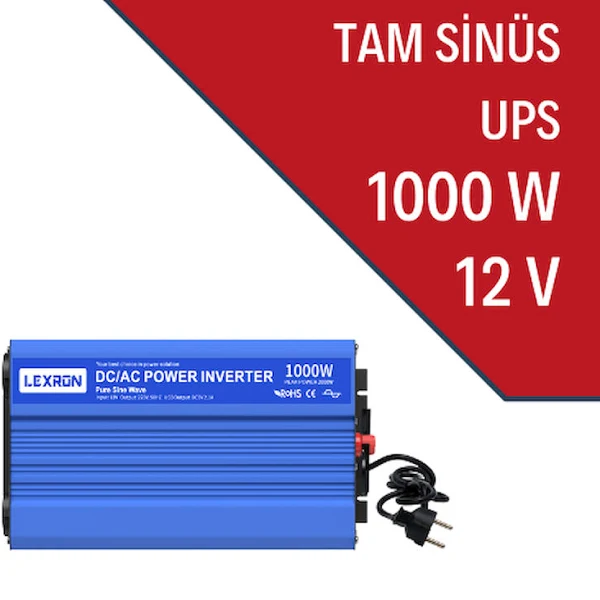 1000w-12v Tam Sinüs Inverter
