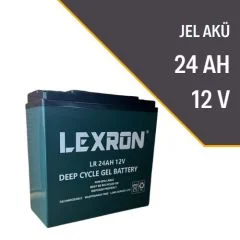 24 Ah Jel Akü Elektrikli Araçlar Için Uyumludur