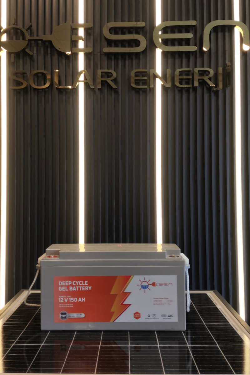 12 Volt 150 Ah Jel Akü