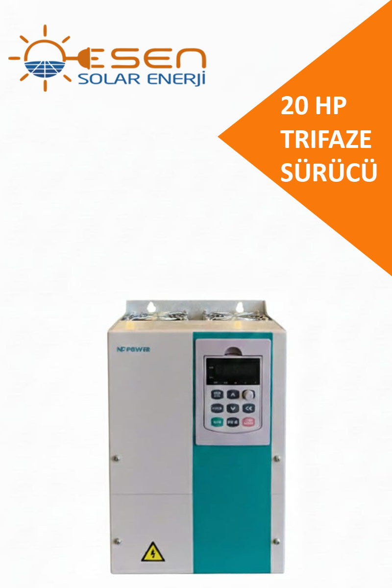 20 Hp (15 Kw) Trıfaze Solar Sürücü