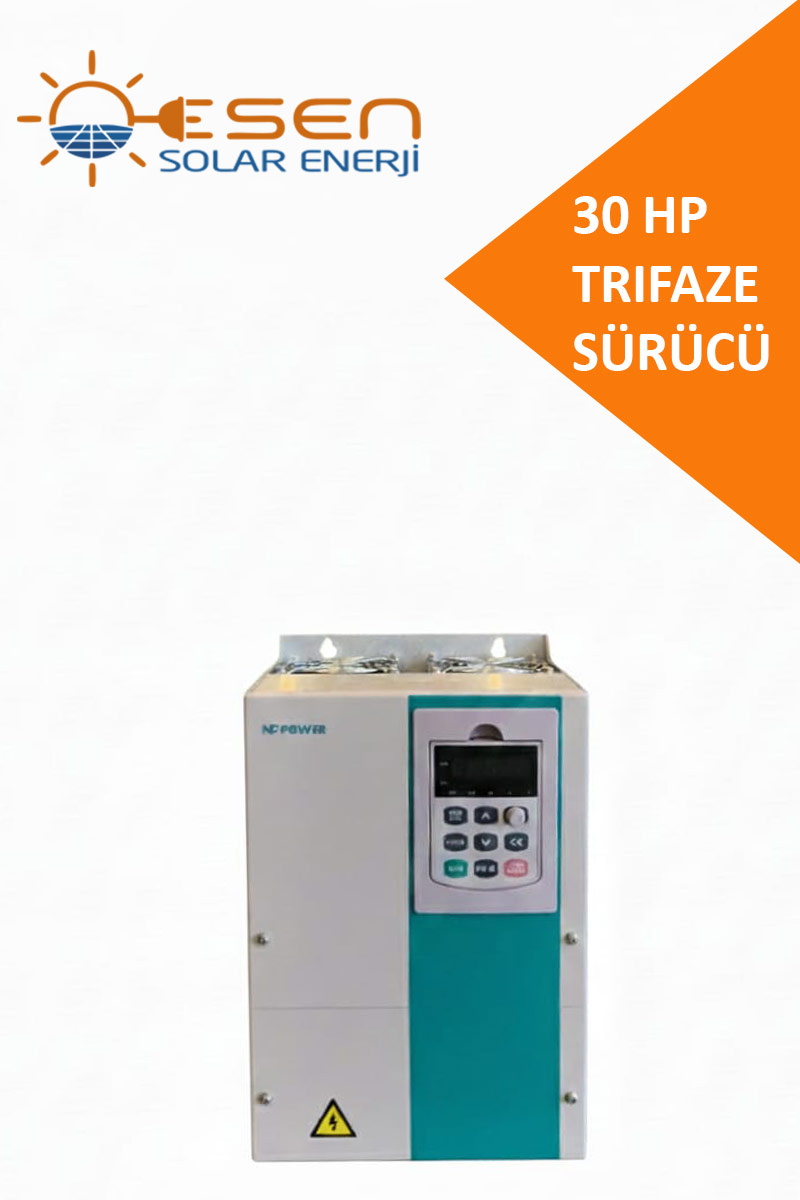 30 Hp (22 Kw) Trıfaze Solar Sürücü