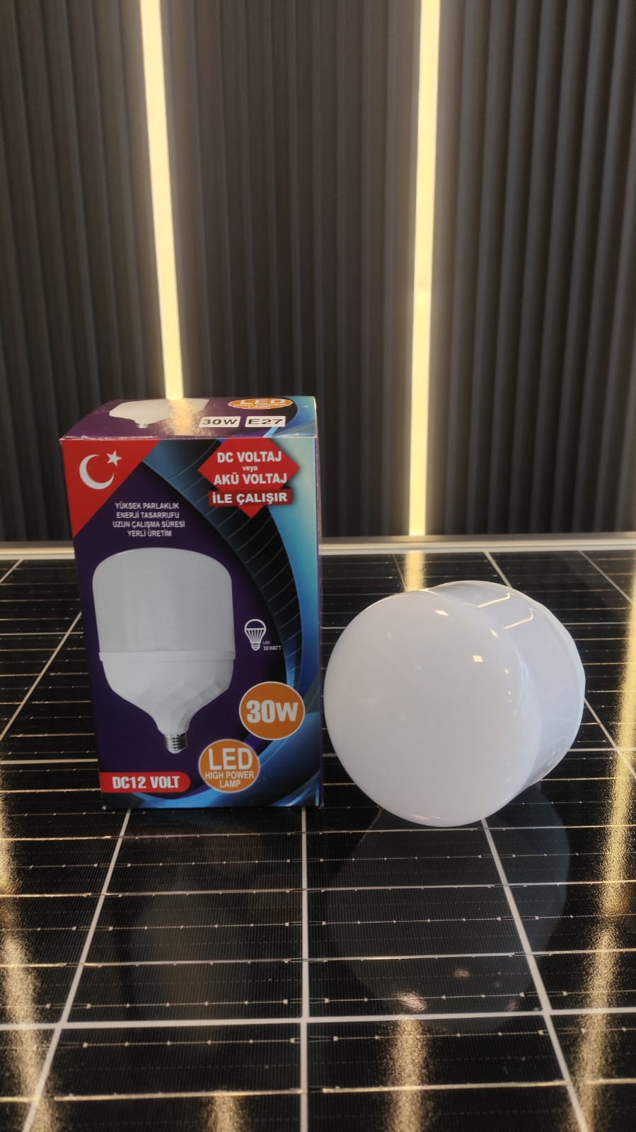 12 Volt Ile Çalışabilen 30 Watt Dc Led Ampul