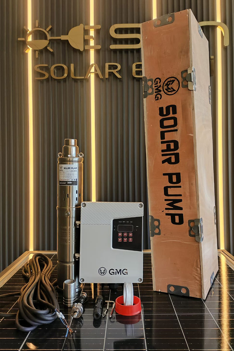 48 Volt 780 Watt Maks 95 Metre 2 Ton Serisi 3 Inch Helezonlu Sürücülü Su Bittiğinde Durma Özelliğine Sahip Dc Dalgıç Pompa